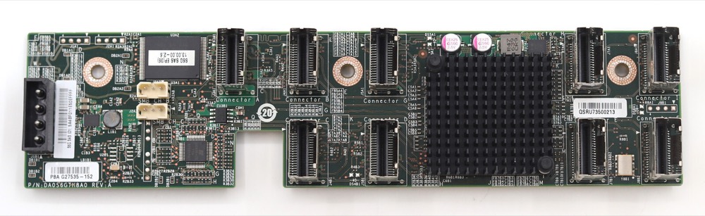 RAID/HBA-контроллер Intel 9-Port SAS Controller Backplane Board P/N: G27535-152 Tested Working — фото 2