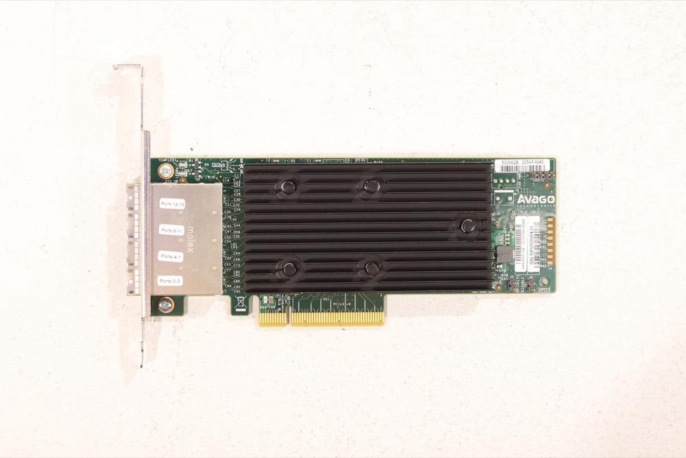 Адаптер Avago 9305-16e 16-Port 12Gb/s PCIe x8 SAS Host Bus Adapter P/N: 03-25704-02006 — фото 3