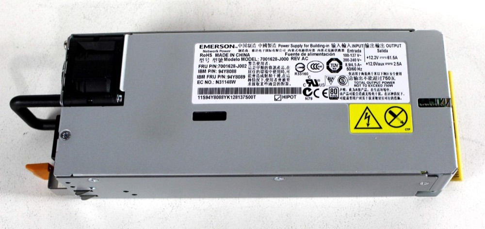 Блок питания 94Y8089 Lenovo Power Supply 750W 94Y8088, 7001628-J002, 7001628-J000 — фото 1