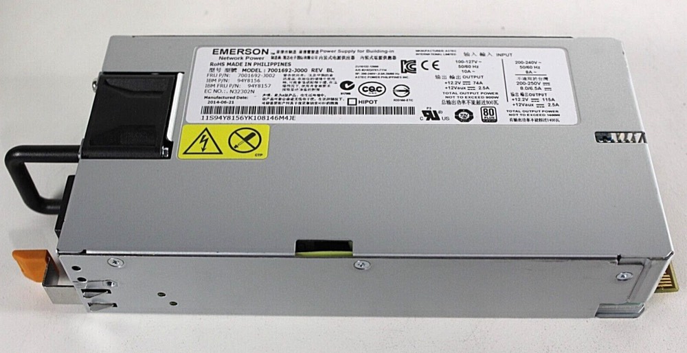 Блок питания 94Y8157 IBM 1400W AC Power Supply for 8286-41A Power S814 8284-22A S822 Servers — фото 1