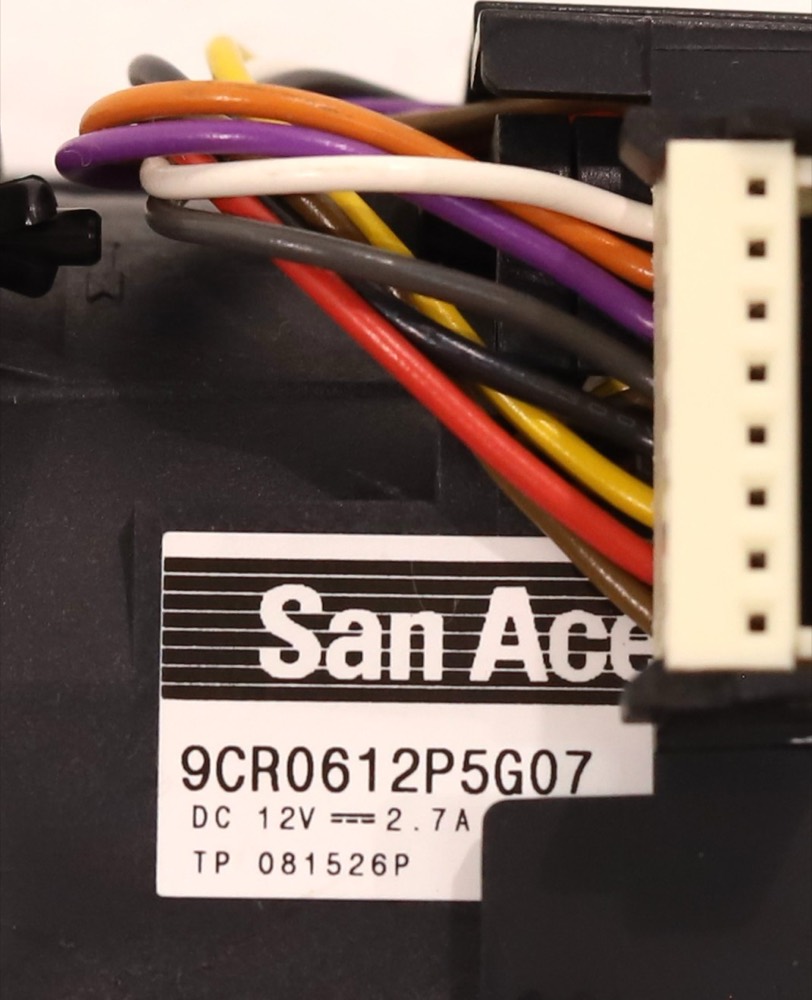 Вентилятор San Ace 9CR0612P5G07 12V Counter-Rotating Cooling Fan P/N: 9CR0612P5G07 Tested — фото 2