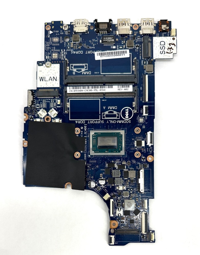 Материнская плата 9XH0N Dell Inspiron 15 5575 17 5775 AMD Ryzen 5 2500U 2.0GHz Motherboard — фото 1