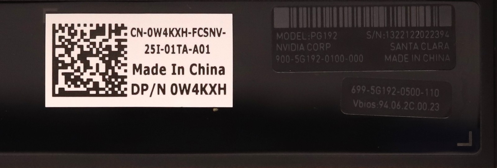 Графический ускоритель Dell NVIDIA RTX A2000 6GB GDDR6 PCIe X16 Graphics Card Dell P/N: 0W4KXH Tested — фото 3