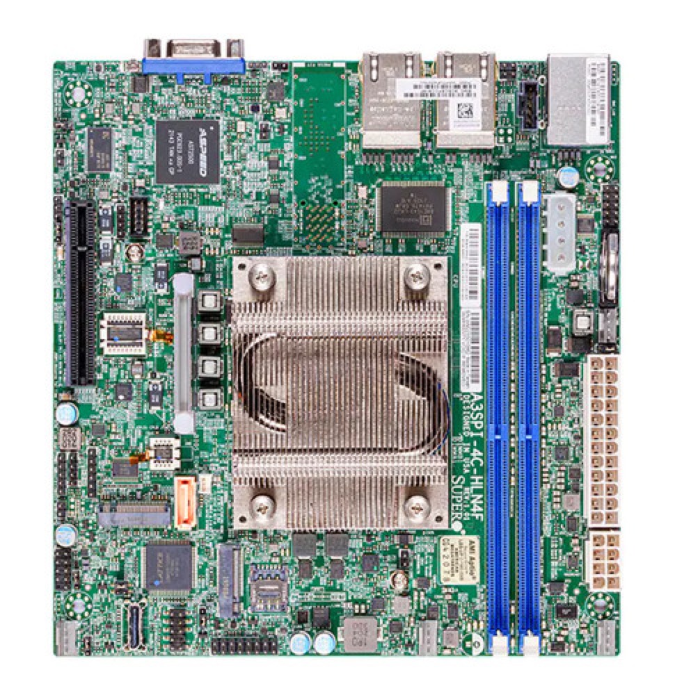 Материнская плата SuperMicro A3SPI-4C-HLN4F Mini-ITX Motherboard - Parker Ridge ATOM SoC,BGA — фото 1