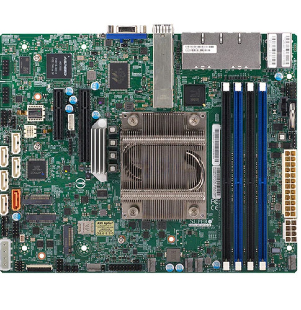 Материнская плата SuperMicro A3SSV-24C-SPLN10F Embedded Flex ATX Motherboard - Intel Atom P5362 — фото 1