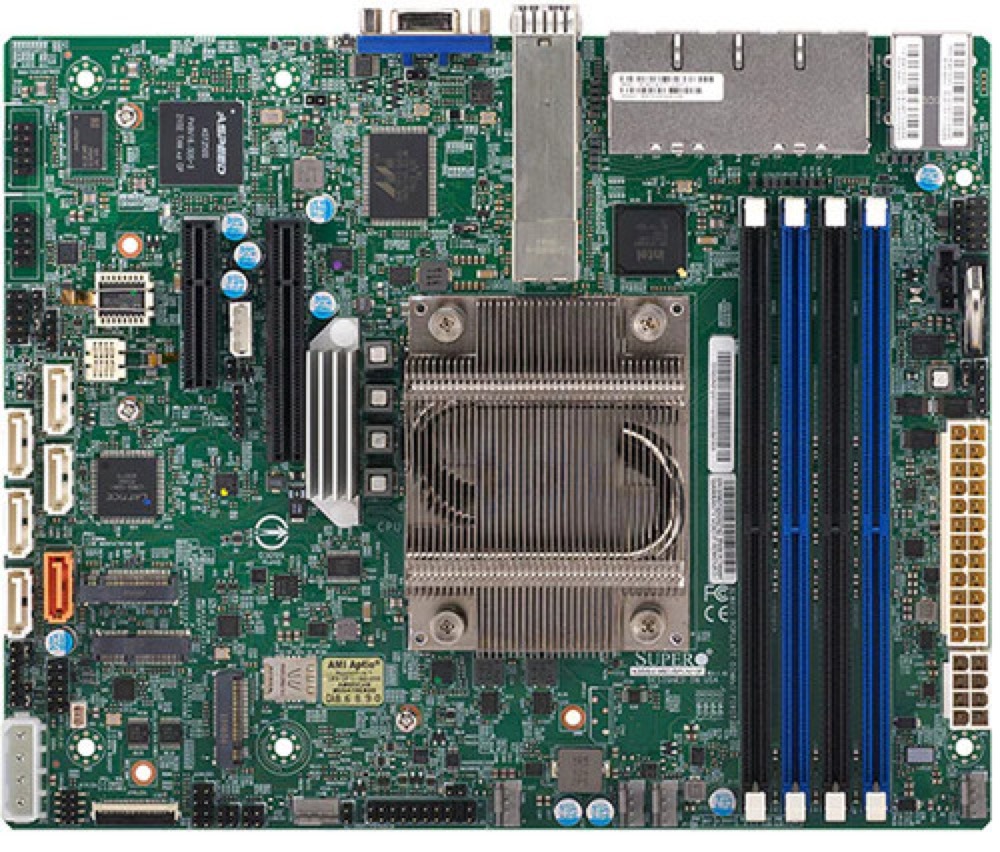 Материнская плата SuperMicro A3SSV-8C-SPLN10F Embedded Flex ATX Motherboard - Intel Atom P5322 — фото 1