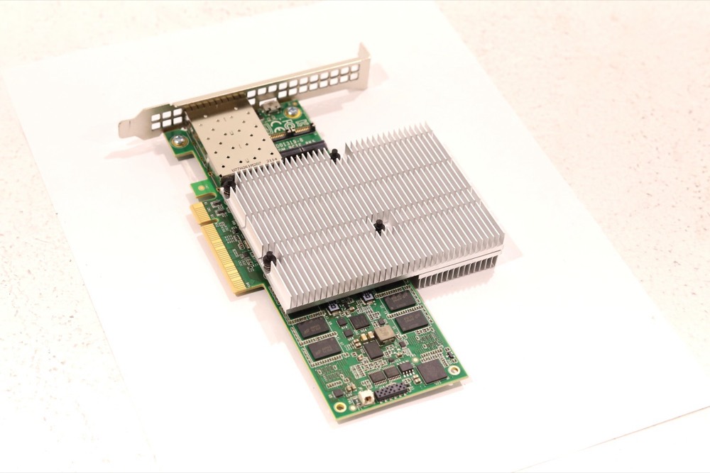 Трансивер Alpha Data Dual-Port SFP FPGA PCIe x8 Network Accelerator Card P/N: ADM-PCIE-8K5 — фото 1