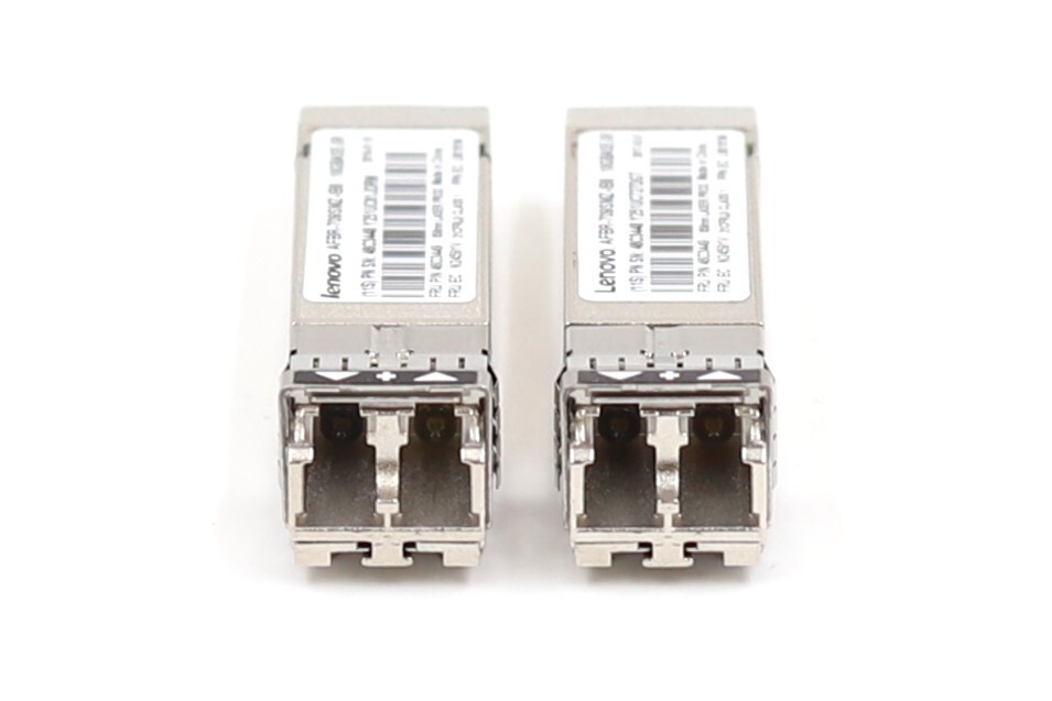 Трансивер Lot of 2 Lenovo AFBR-709SMZ-IB8 10GB SFP+ Transceiver Module FRU P/N: 46C3449 — фото 2