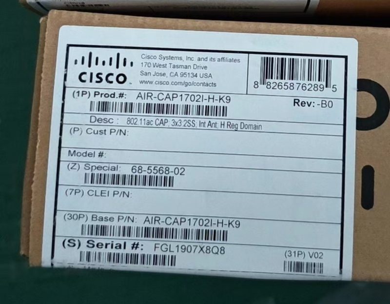 Точка доступа Cisco Aironet 1702I, Wi-Fi 5, регдомен H — фото 1