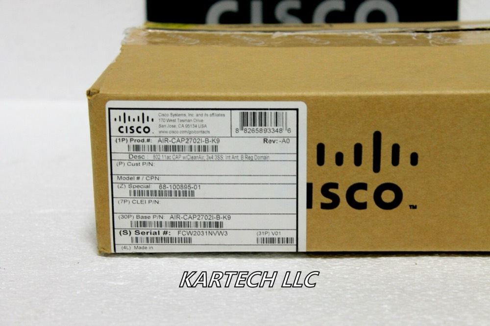 Точка доступа Wi-Fi Cisco AIR-CAP2702I-B-K9 — фото 3
