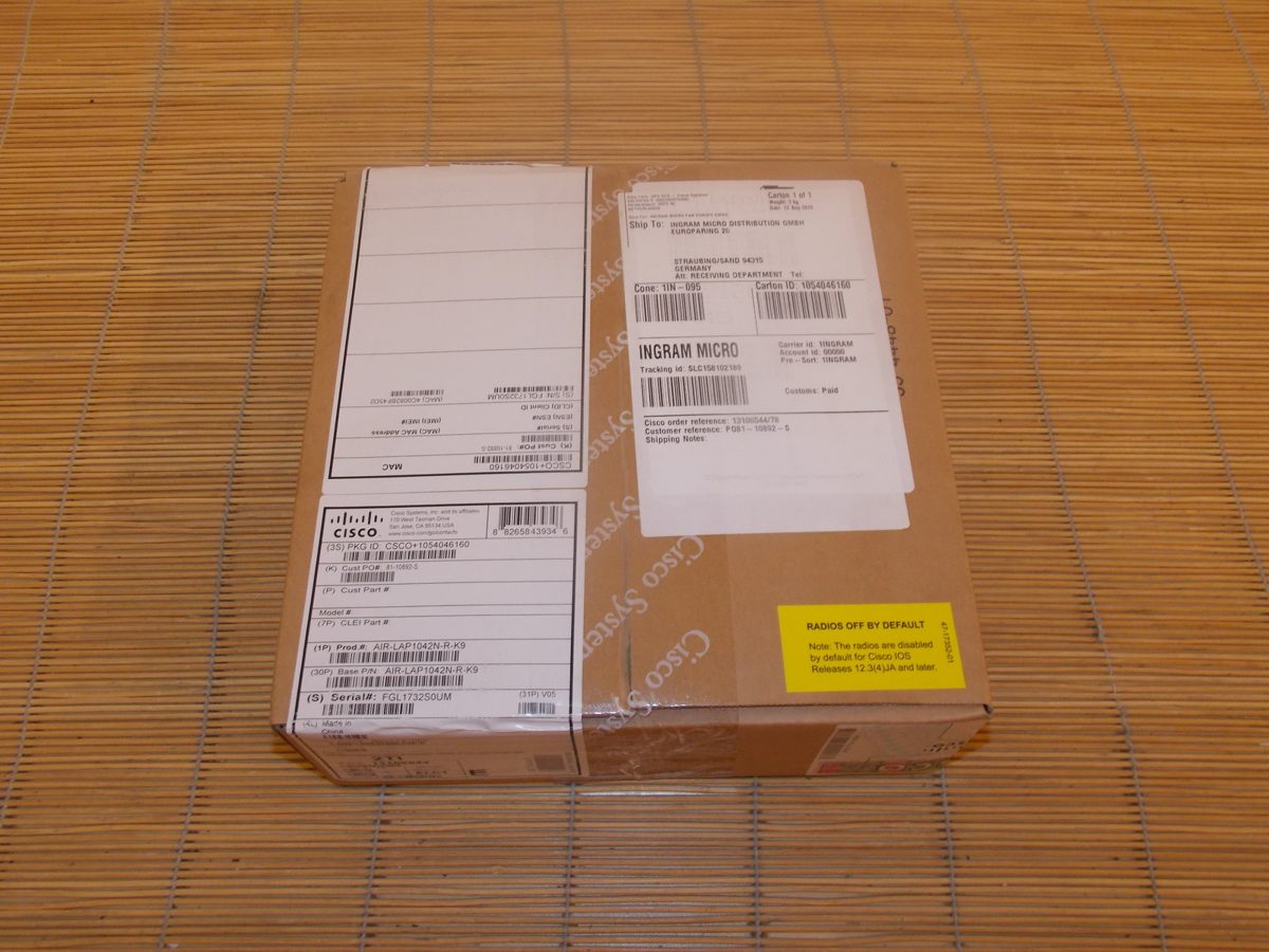 Точка доступа Cisco Aironet 1042N (AIR-LAP1042N-R-K9), Wi-Fi 4 — фото 1