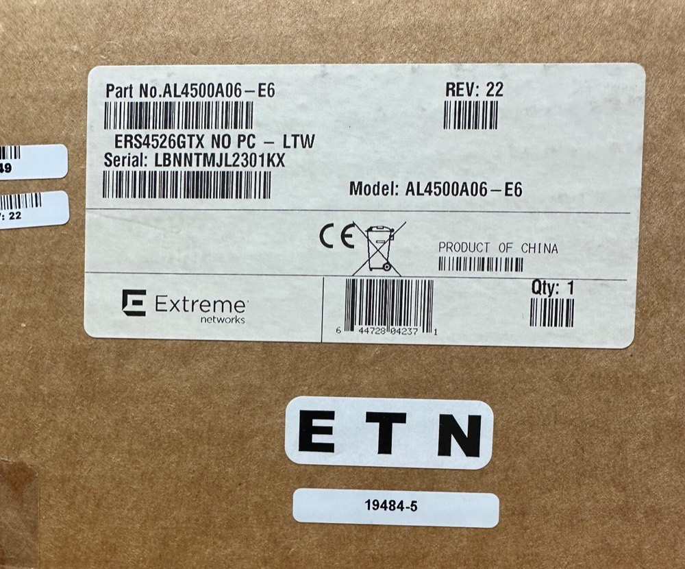 Коммутатор AL4500A06-E6 EXTREME AVAYA 4526GTX Gigabit Ethernet Routing Switch — фото 1