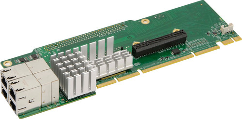 Плата расширения Supermicro AOC-2UR6-I4XT 2U Ultra 4-port 10G RJ45, 1x PCI-E 3.0 x8 (internal) — фото 1