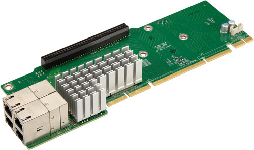 Плата расширения Supermicro AOC-2UR66-I4XTF 2U Ultra 4-port 10G RJ45,2x PCI-E 3.0 x16,Intel XL710 — фото 1