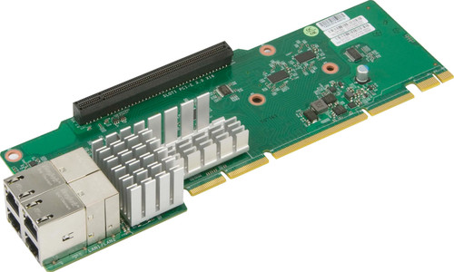 Кабель SSD Supermicro AOC-2UR6N4-I4XT 2U Ultra 4port 10G RJ45,1x PCI-E 3.0 x16,4 NVME ports — фото 1