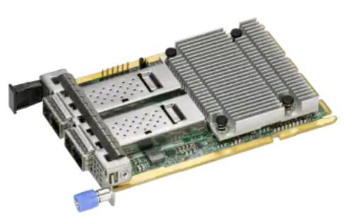 Плата расширения SuperMicro AOC-A200G-B2CM AIOM G5 x16 2x 200GbE QSFP112 Broadcom BCM57608 — фото 1