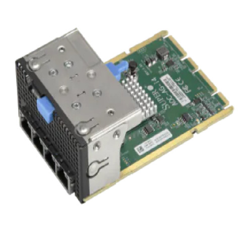 Плата расширения Supermicro AOC-AG-I4 AIOM Quad-Port 1GbE RJ45, based on i350-AM4 — фото 1
