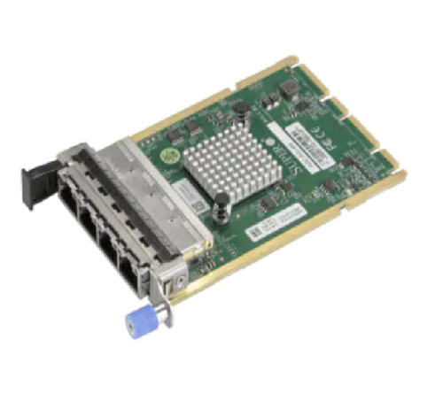 Плата расширения Supermicro AOC-AG-I4M AIOM 4 порта 1GbE RJ45, Intel i350-AM4, планка 0.5U — фото 1