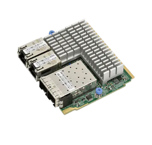 Плата расширения Supermicro AOC-MH25G-M2S2T SIOM 2+2-port 25G & 10G, SFP28 & RJ45, Mellanox — фото 1