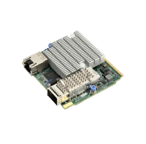 Плата расширения Supermicro AOC-MHIBE-M1CG SIOM Single-port InfiniBand EDR Controller QSFP28 — фото 1