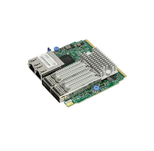 Плата расширения Supermicro AOC-MHIBF-M2Q2G SIOM Dual-port FDR IB 2 QSFP+ ports &Dual-port — фото 1