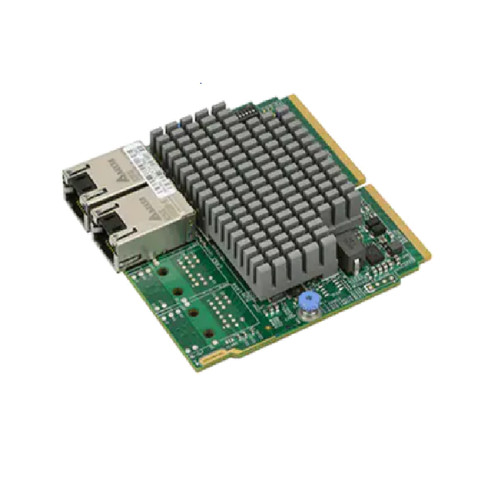 Плата расширения Supermicro AOC-MTG-I2T SIOM 2-port 10G RJ45, Intel X550 with 1U bracket — фото 1