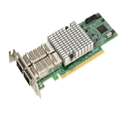 Плата расширения Supermicro AOC-S100G-M2C Std LP 2-port 100G QSFP28,Mellanox ConnectX-4 — фото 1