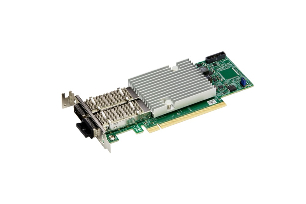 Аксессуар Supermicro 200GbE Ethernet Network Adapter Broadcom BCM57508 (AOC-S200G-B1C-P) — фото 1