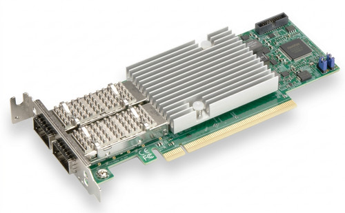 Сетевая плата Supermicro AOC-S200G-B1C 1×200GbE QSFP56 PCIe 4.0 x16 LP Broadcom BCM57508 — фото 1
