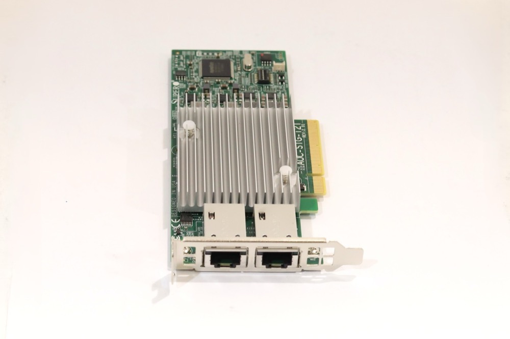 Адаптер SuperMicro AOC-SGP-i2T Dual-Port 10GbE PCIe Network Adapter P/N: E157872 Tested — фото 2