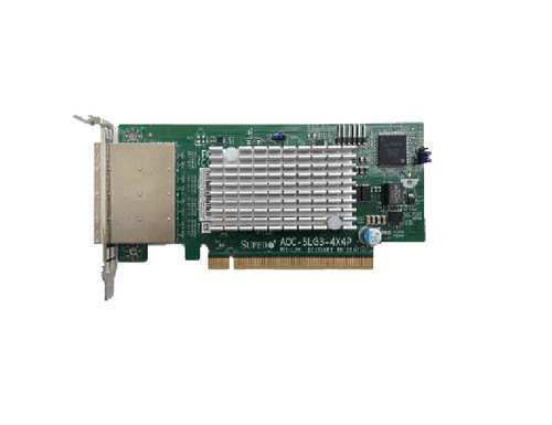 Кабель SSD SuperMicro AOC-SLG3-4X4P PCI-Ex16, Low profile 4x external port NVMe PLX switch — фото 1