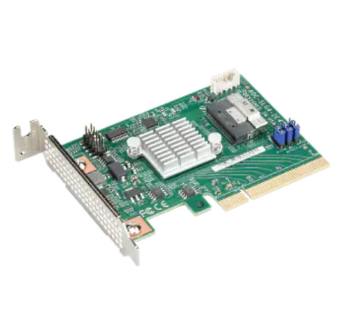 Плата расширения Supermicro AOC-SLG4-2E4T 2-Port Retimer, x8 PCIe Gen 4, Low Profile AOC — фото 1