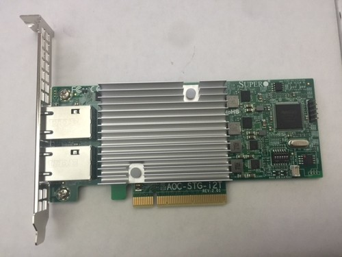 Плата расширения SuperMicro AOC-STG-I2T 2-port 10GbE Standard Adapter — фото 1