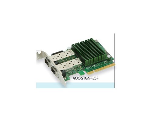 Плата расширения Supermicro AOC-STGN-I2SF Standard 2-port 10GbE SFP+ with NC-SI, 82599ES — фото 1