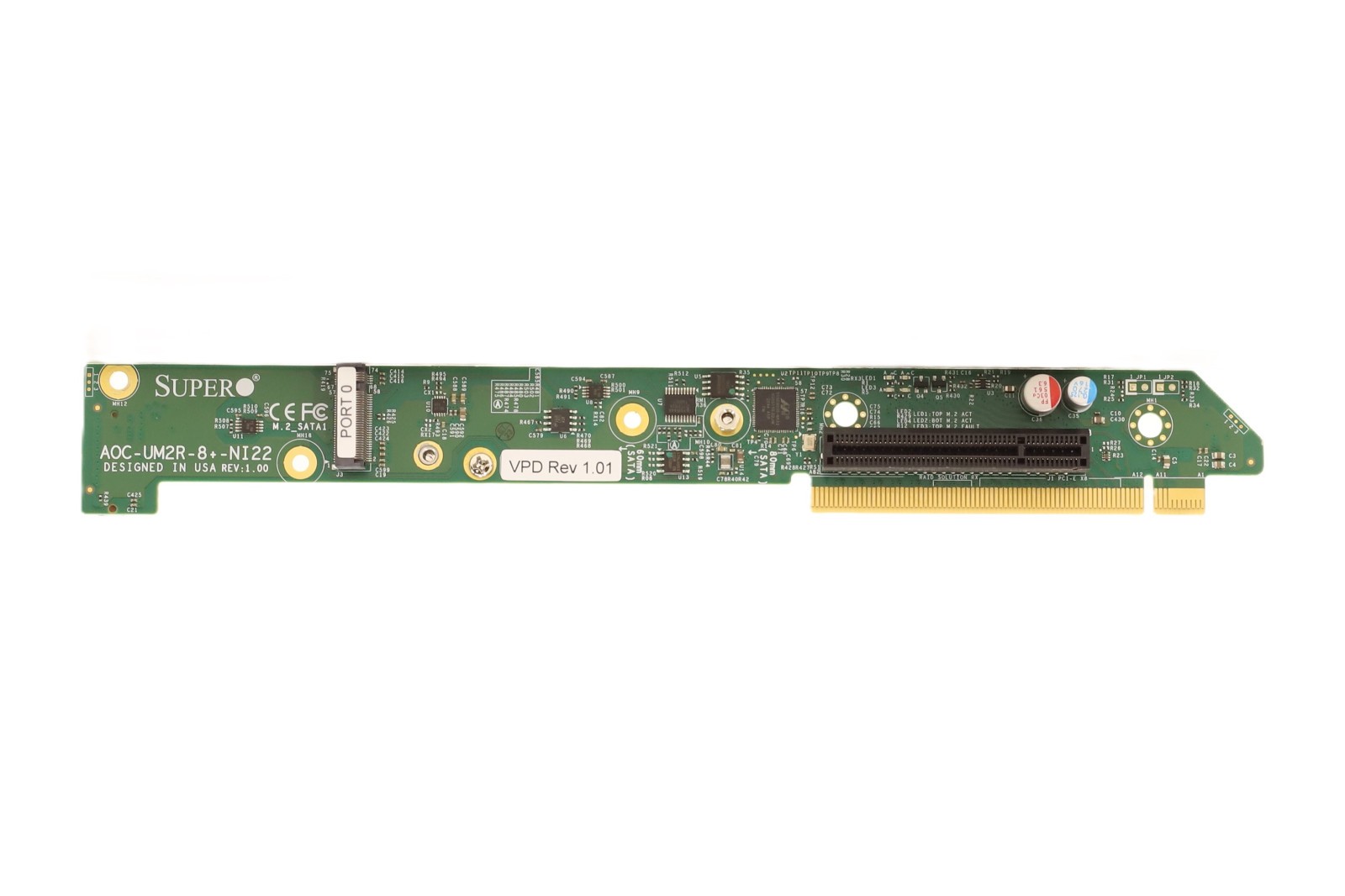 Райзер Supermicro PCI Express x8 AOC-UM2R-8+-NI22 — фото 1
