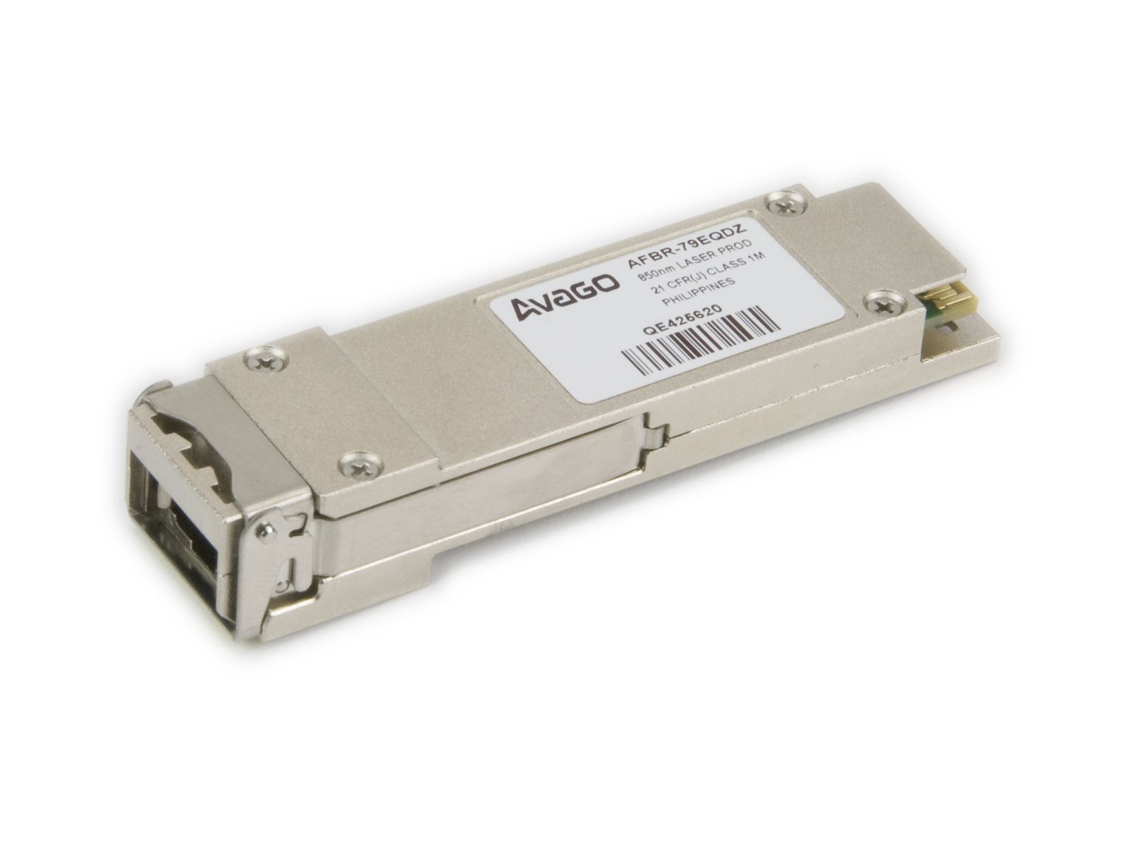 Трансивер Supermicro 40GbE IB-QDR QSFP+ SR4 Transceiver MPO/MMF 100m w/OM3 150m w/OM4 (AOM-TQSFP-79EQDZ-AVG) — фото 1