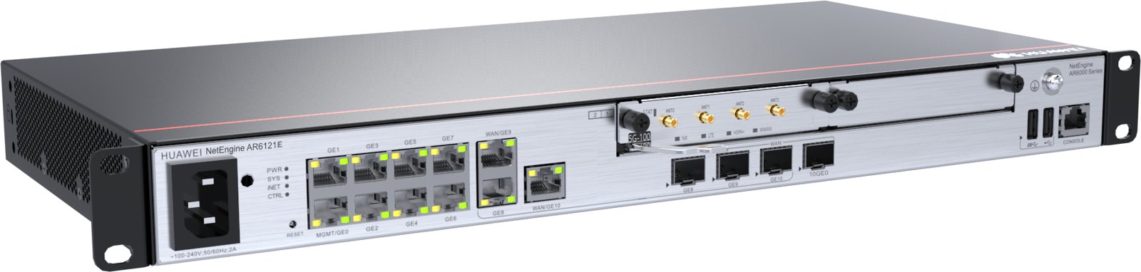 Маршрутизатор Huawei NetEngine AR6121E (10GE SFP+ WAN, 2×GE Combo, 8×GE LAN) — фото 3