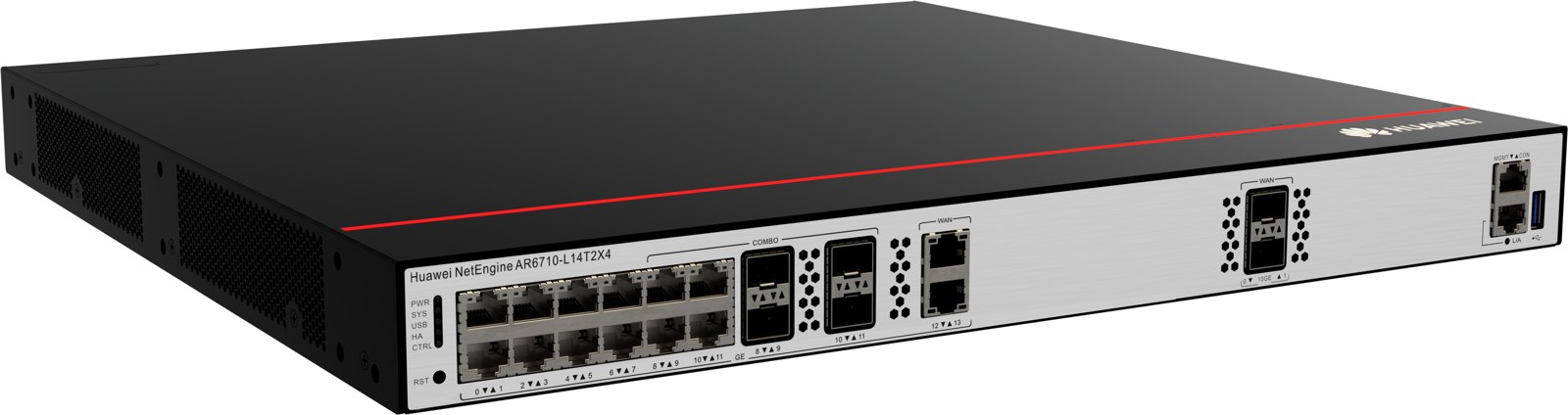 Маршрутизатор Huawei NetEngine AR6710-L14T2X4 (2×10GE SFP+, 14×GE) — фото 3