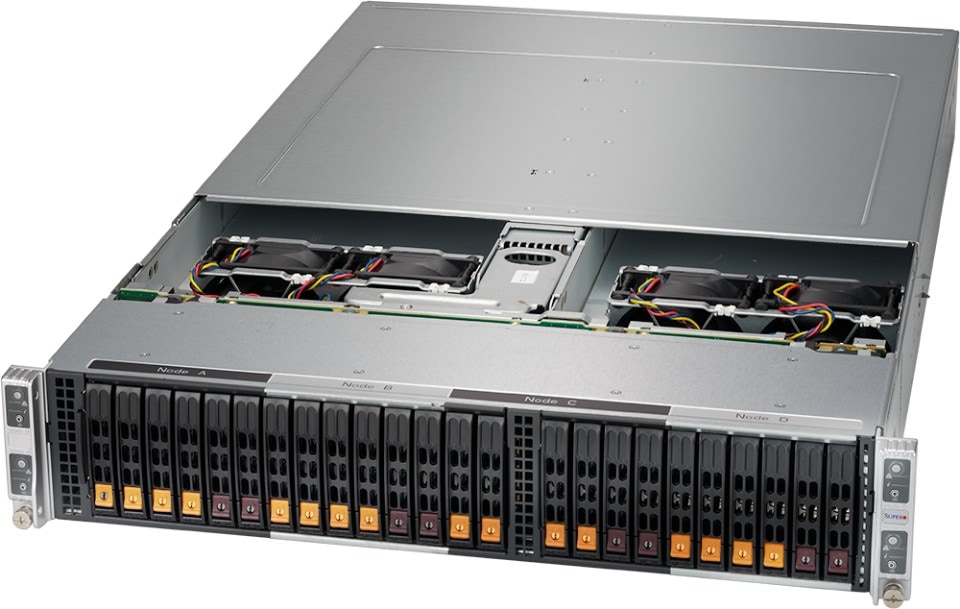 Сервер BigTwin Supermicro AS-2124BT-HNTR 2U — фото 1
