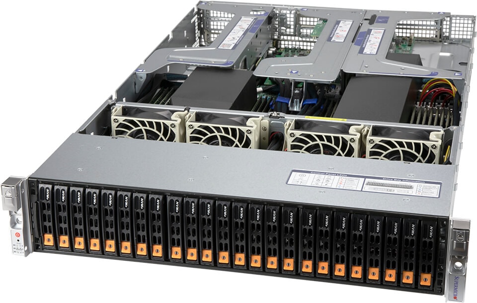 Сервер Supermicro AS-2124US-TNRP 2U — фото 1