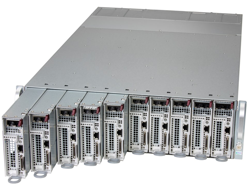 Многоузловой сервер MicroCloud Supermicro AS-3015MR-H10TNR 3U — фото 1