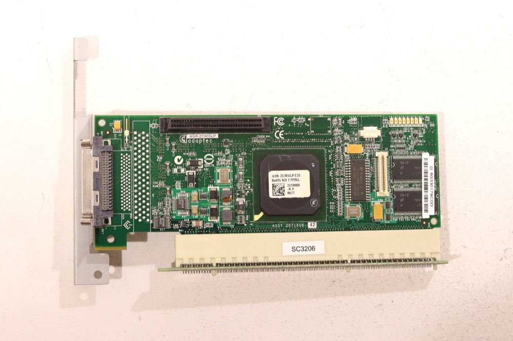 Маршрутизатор Adaptec ASR-2130SLP/12S Ultra320 PCI-X SCSI RAID Controller P/N: 085-00877-0000 — фото 2
