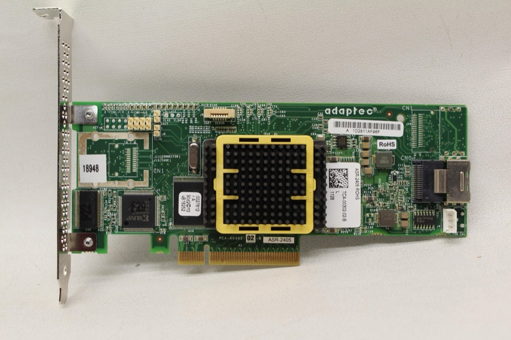 Маршрутизатор Adaptec ASR-2405 SAS SATA 4 port 3 GB/s 8x PCIE 2405 RAID Adapter — фото 1