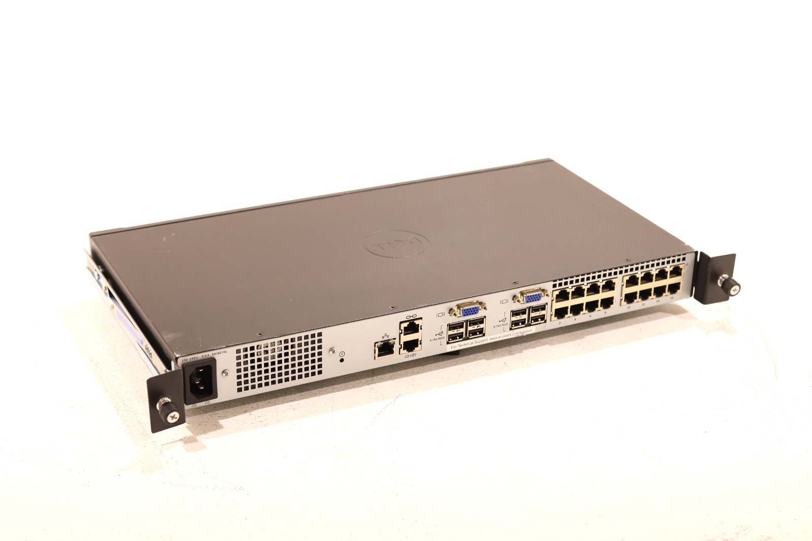 Коммутатор Dell Avocent AV2216 16-Port 10/100 Mbps USB Analog KVM Networking Switch W/Ears — фото 1