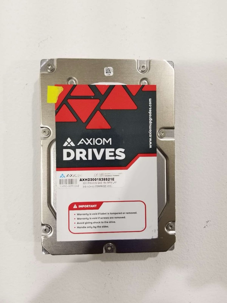 Жёсткий диск Axiom AXHD3001535S21E 300GB 3.5in 6Gb/s 15K RPM SAS Hard Drive Tested Working — фото 1