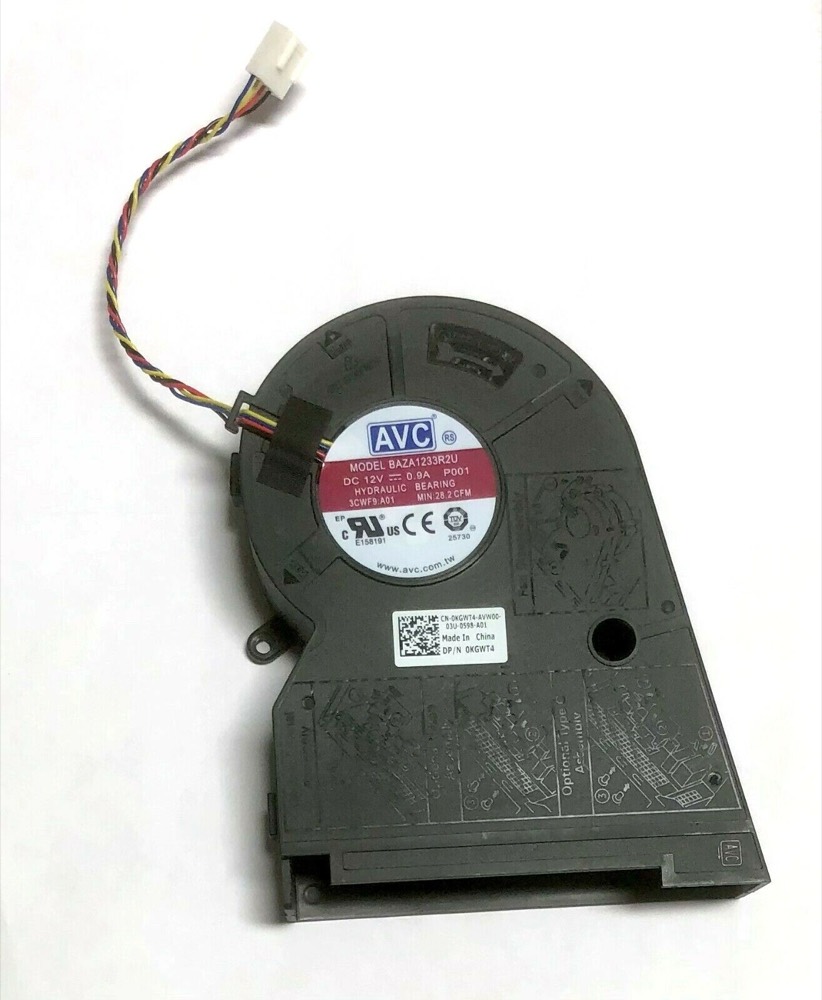 Вентилятор BAZA1233R2U 3CWF9 DELL 3060 5060 7060 3050 7050 SFF 12v .9A Air Blower Fan — фото 1