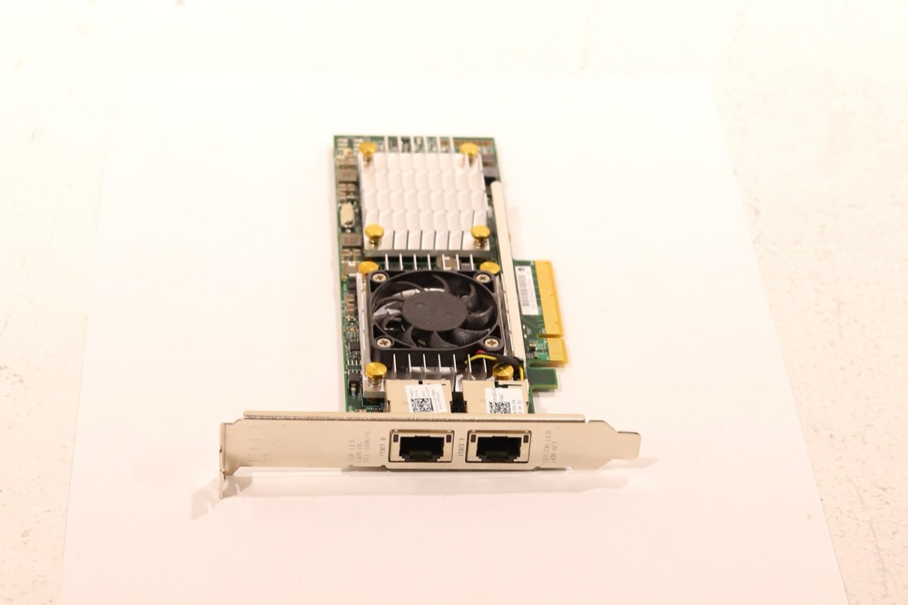 Сетевая карта Dell BCM957810A1008G 10GbE Dual Port PCIe Network Card P/N: 0W1GCR Tested — фото 2