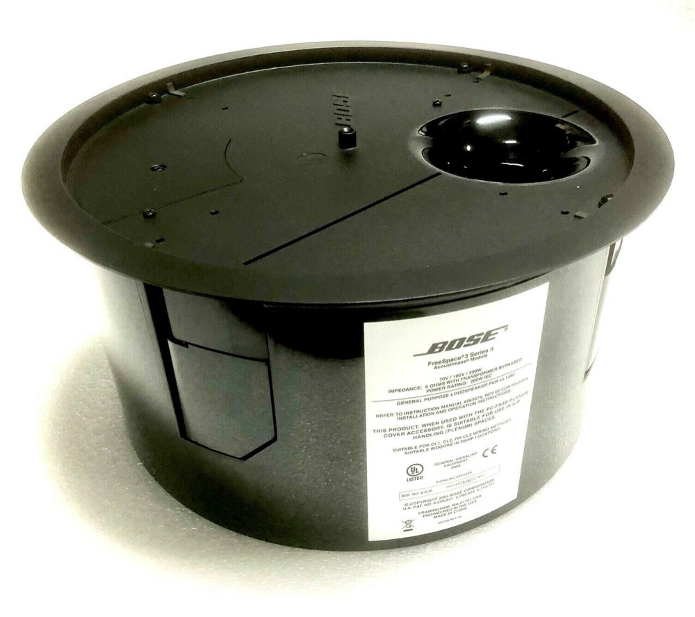 Крепление BOSE-040148 FREESPACE3 15" FLUSH MOUNT BASS SPEAKER BLACK new — фото 1