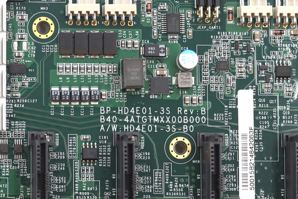 Бэкплейн BigFoot RNT Rausch Storage System Backplane Board P/N: BP-HD4E01-3S Tested — фото 3