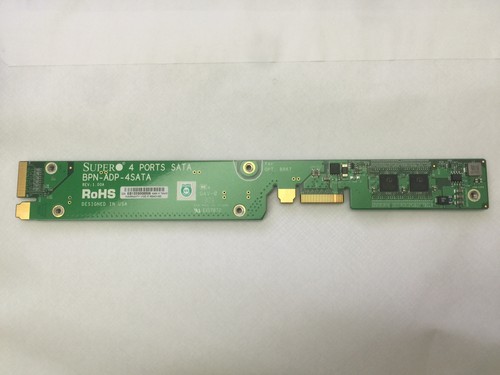Плата расширения SuperMicro BPN-ADP-4SATA 4 port Adapter card for BPN-SAS-827B — фото 1